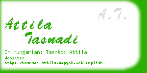 attila tasnadi business card